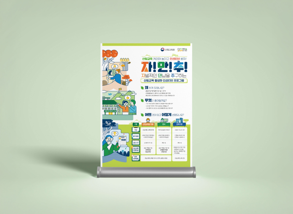 [산림청] 산림교육 활성화 포스터